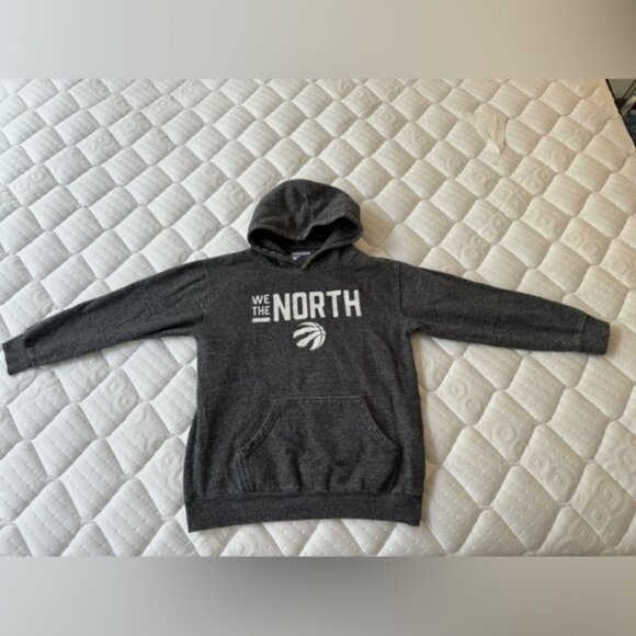 NBA Raptors We The North Youth Dark Grey Hoodie Hooded Sweatshirt - Picture 5 of 9